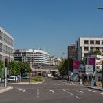 L'entrée d'Issy les Moulineaux depuis le pont d'Issy